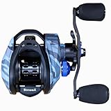 Reaction Tackle High Performance Baitcaster Fishing Reel- StreamX Edition- Right Handed
