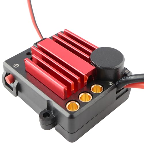 GDOOL CAR Brushless Motor Electric Speed Controller 45A Smart 2S/3S ESC E45A for H16BM H16DR H16GT JC16EP H16 H16P H16E 16208 16209 16210 16207 HP161S HB17 1:16 Scale RC Trucks - Thumbnail 2