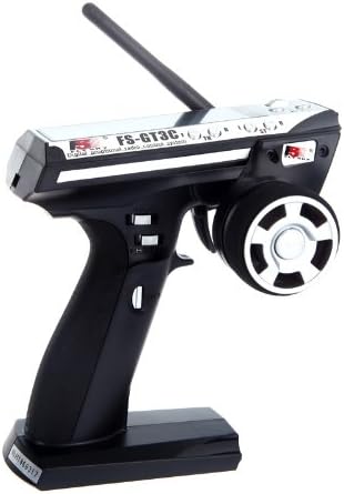 Miniatura 4 de GoolRC Flysky FS-GT3C Transmisor RC 2.4Ghz 3CH LCD Control remoto con receptor FS-GR3E para coche RC barco (negro)