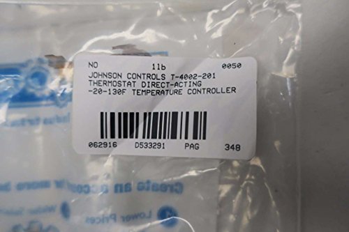 Johnson Controls - T4002-201 T-4002-201 Single Temperature High Volume Output Thermostat, Direct Acting, Horizontal Mounting #TOP7