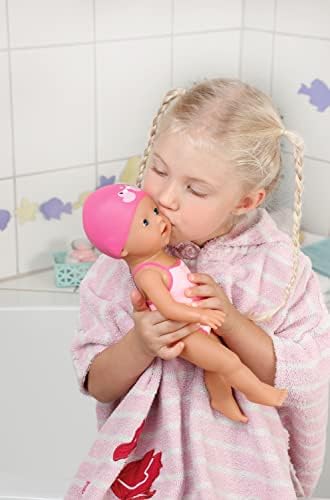 BABY born My First Swim Girl Doll 30cm - For Toddlers 1 Year and Up - Easy for Small Hands - Includes Bathing Suit and Cap