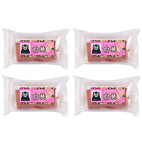 和菓子 熊本あん巻一口 白桃 1本×4袋
