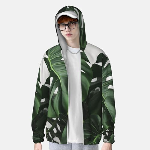 Veste à capuche UPF 50+ anti-UV zippée à manches longues et poche - 2