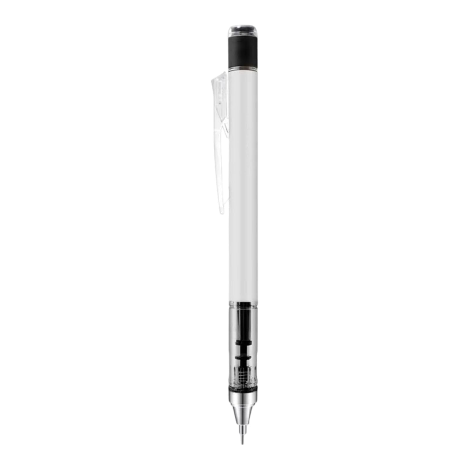 Jazuaiao Automatic Pencils with Eraser 0.5mm Drawing Pencil Clear Mechanical Pencils School Supplies for Student Automatic