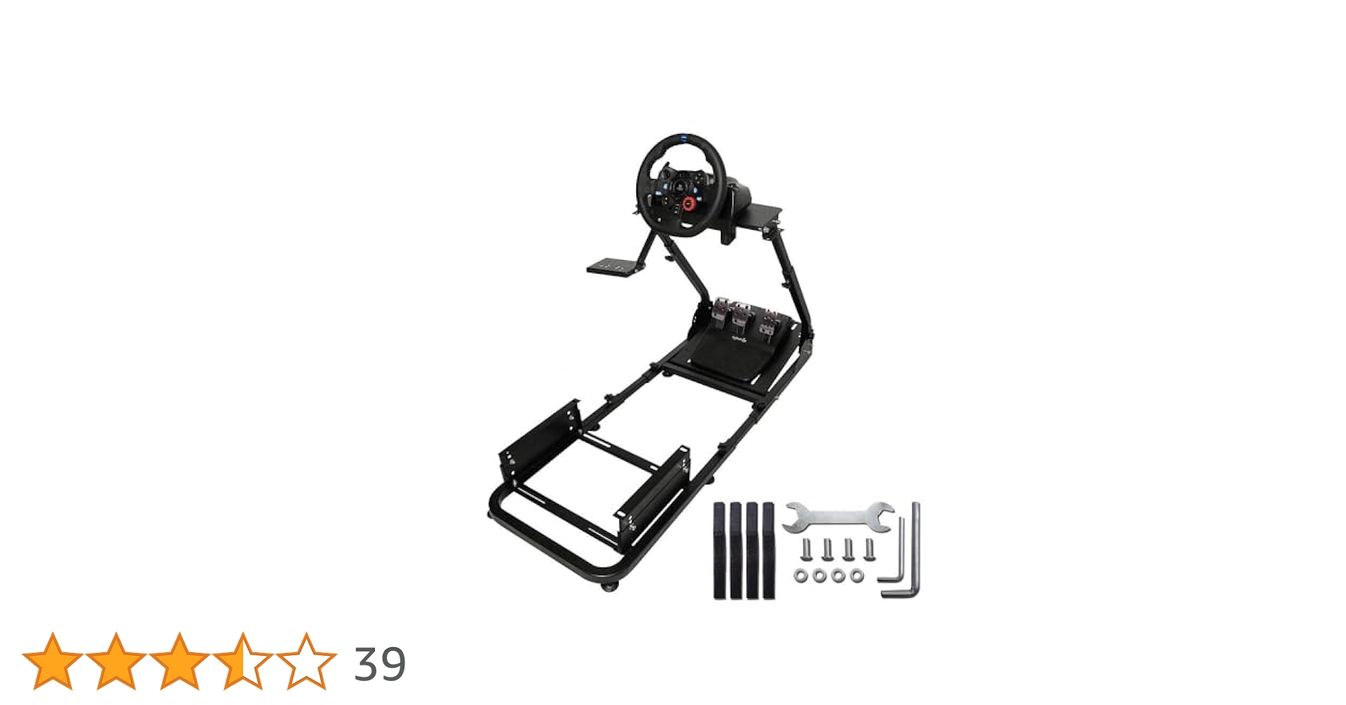 レーシングホイールスタンド ギアシフター用マウント付き 中古美品 レーシングホイールスタンド Racing Wheel Stand レーシング