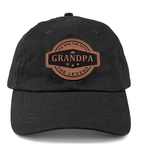 Image of Grandpa Hats for Men, Birthday Gifts for Grandpa, Gift from Grandkids, Funny Trucker Hat Baseball Cap
