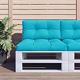 Donate subito un aspetto fresco al vostro spazio esterno con questo comodo cuscino per pallet! Tessuto durevole: Il poliestere è un materiale sintetico noto per la sua resistenza ai raggi UV e alla trazione.