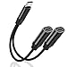 Produktbild USB C Kopfhörer Adapter und Laden, Doppel Type C Klinke Aux Audio Adapter 60W Schnellladung TPE Kabel Konverter Kompatibel mit Samsung Galaxy S22/S21/S20/Note 20/Huawei Mate 20/Pixel 6/5/4/3/OnePlus
