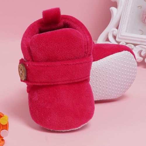 Image of Neska Moda Baby Boys & Baby Girls 6 to 12 Months Velvet Booties