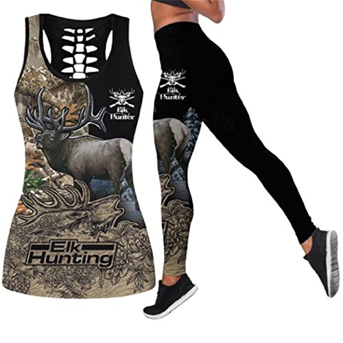 Débardeur sport camouflage élan pour vos séances de fitness intenses et running
