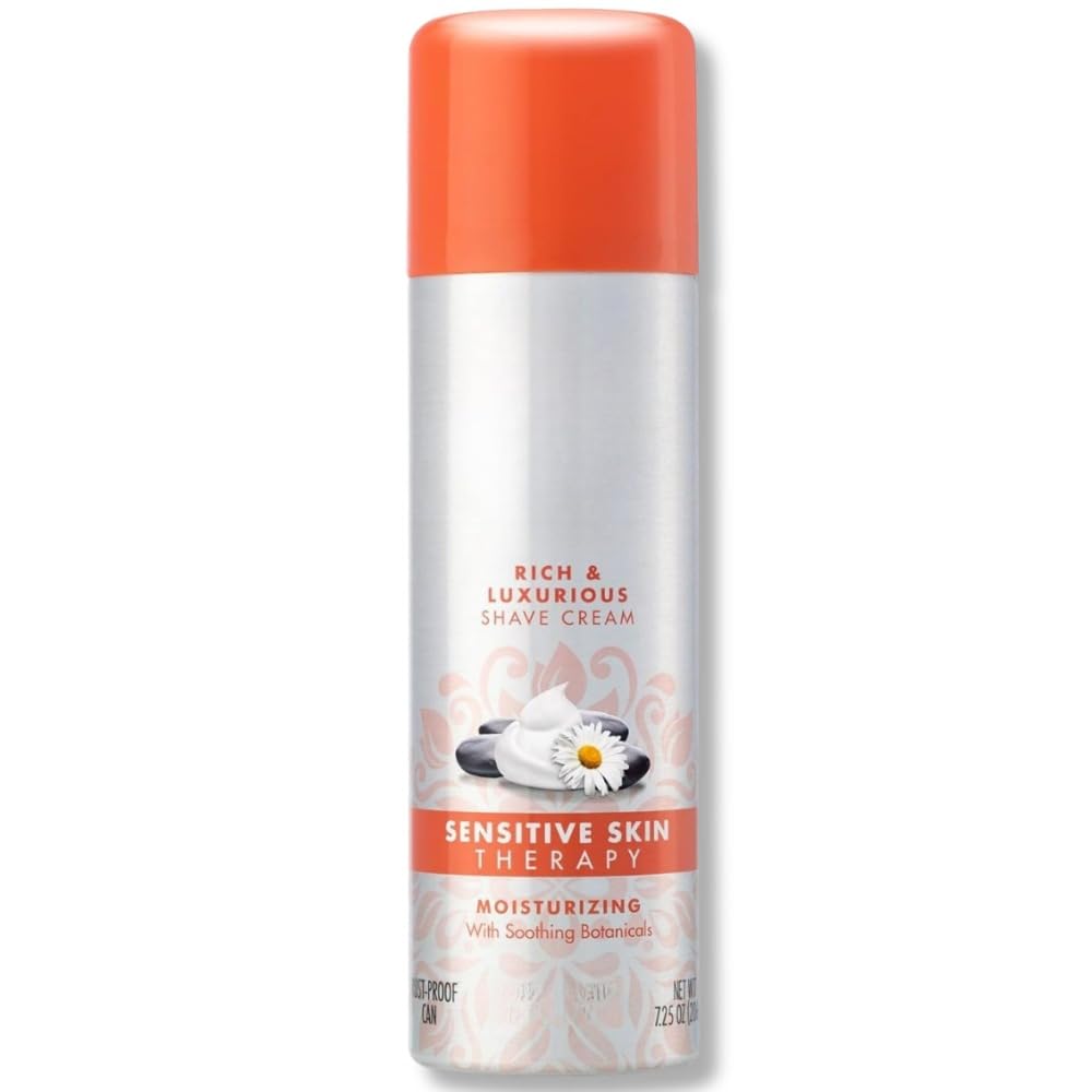 Rich Luxurious Sensitive Skin Spa Therapy Shave Cream for Women Moisturizing Formula 7 25 oz