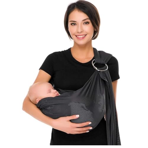 CUBY Summer Baby Sling Carrier, Wrap Baby Carriers from Newborn, Mesh Ring Quick Dry Fabric Breastfeeding Cover Toddler Carrier Breathable Adjustable Easy Carry Soft Baby Sling for Walking Swimming CUBY Summer Baby Sling Carrier, Wrap Baby Carriers from Newborn, Mesh Ring Quick Dry Fabric Breastfeeding Cover Toddler Carrier Breathable Adjustable Easy Carry Soft Baby Sling for Walking Swimming