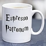 Taza de cerámica de 325 ml. Espresso Patronum, Magic Spell Funny Coffee - Taza de té