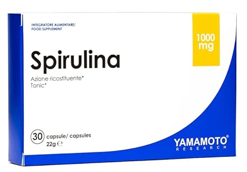Yamamoto Spirulina 30 capsule - Superfood completo, ricco di nutrienti ad alta biodisponibilità