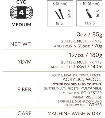 Image of Lion Brand Yarn Wool-Ease Yarn, Worsted-Weight Yarn for Knitting and Crocheting, 1 Pack, Rainforest