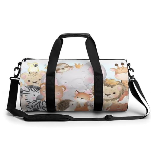 Sac de voyage animaux à gribouiller résistant pour randonnée