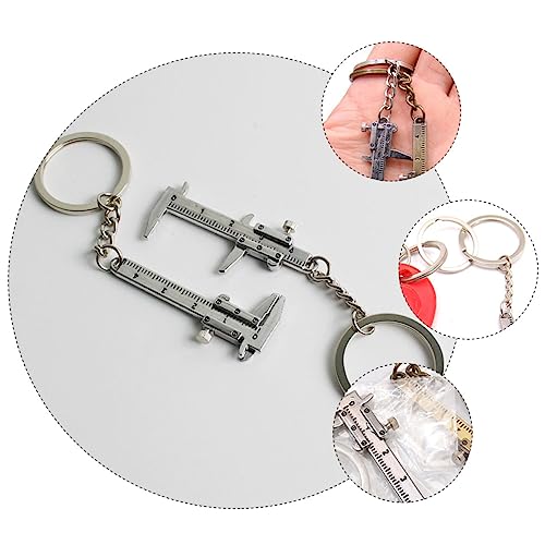 Calibrador Vernier Mini Metal con Llavero miniatura 7