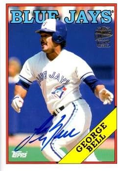 2012 Topps Archives Fan Favorites #FFA-GB George Bell Certified Autograph Baseball Card