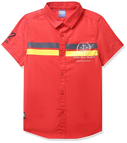 Image of Amazon Brand - Jam & Honey Boy's Regular Fit Shirt