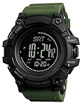 FindTime Relojes deportivos ABC para hombre con al...: Compañerismo al aire libre: el reloj tiene funciones de altímetro, presión, termómetro, brújula. Puede medir la altitud, entender en tiempo real las condiciones climáticas. Muy adecuado para deportes al aire libre Multifunción: 1. Altímetro. 2. Presi...