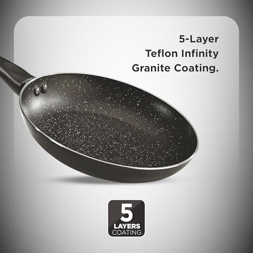 Image of Butterfly Granza Non Stick Fry Pan | 280 mm |Non-Stick Premium Virgin Aluminium | Induction Base| PFOA Free | Scratch Resistant