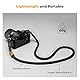 K&F Concept Kameragurt Kamera Schultergurt Camera Strap Kamera Tragegurt geeignet für DSLR SLR oder spiegellosen Kameras (Schwarz)