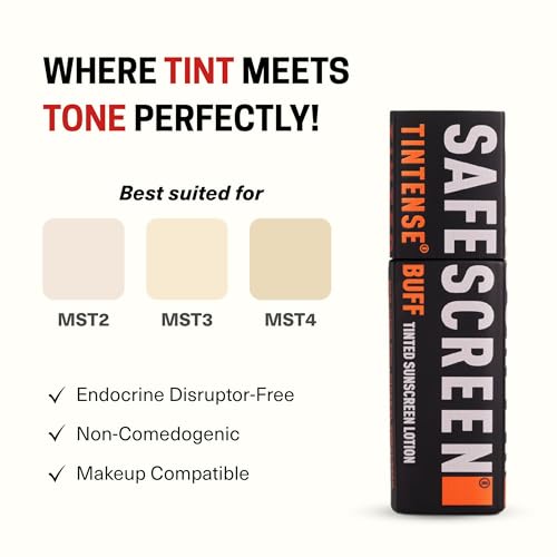 Image of CHOSEN TINTENSE Buff Shade Tinted Mineral Sunscreen SPF50+ PA++++ | Broad Spectrum, No White Cast, 40ML