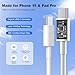 Compatible with iPhone 15 Charger Fast Charging,Type C Charger Block 3Pack with 10FT USB C to USB C Fast Charging Cable Compatible with iPhone 17/16/15/Pro/Plus/Pro Max,Pad Pro/Air,Galay S24 S23