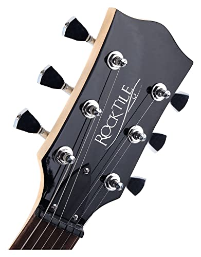 Rocktile L-100 SB Guitare Électrique Sunburst SET Gigbag + Stands + Cordes + Accordeur + Plectres - Les Beatles, Paul McCartney, John Lennon, RIngo Starr, George Harrison Rocktile L-100 SB Guitare Électrique Sunburst SET Gigbag + Stands + Cordes + Accordeur + Plectres – Image 6