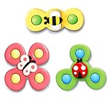 Zayin Ventosa Spinner Juguetes sensoriales Juguetes para Principiantes Juguetes interesantes para aliviar el estrés Anti ansiedad Regalos 3 unids/Set