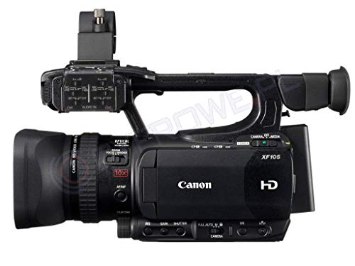 Canon XF 105   Videocámara (CMOS, 2.37 MP, 1/0.0512 mm (1/1.3), 10 x, 4.25 42.5 mm, 30.4 304 mm) Negro