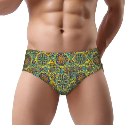 Men's Quick-Dry Tie Dye Briefs for Travel & Sports