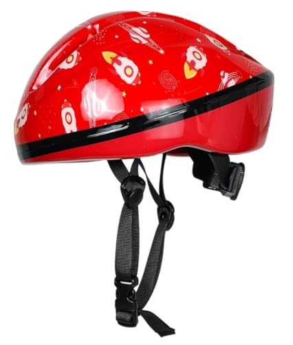 Image of Airavat Mini Rider Kids Cycling & Skating Helmet, Aerodynamic Shape, Size Adjustable with Quick Release Buckle (Red, Extra Small (44-48 cm))