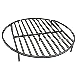 TITAN GREAT OUTDOORS Round Fire Pit Grate 30'' Heavy Duty Grill Cooking Campfire Camp Ring 1/2'...