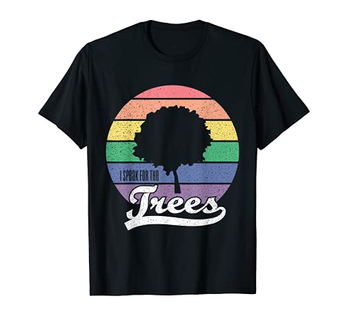 Giornata della Terra Consapevolezza Vintage parlare per gli alberi Maglietta