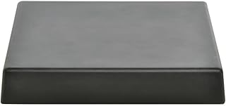 HubertÂ® Display Riser Black Melamine Bamboo Square - 12