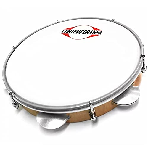 PANDEIRO CONTEMPORANEA LIGHT 82LT 10 POL MADEIRA NYLON