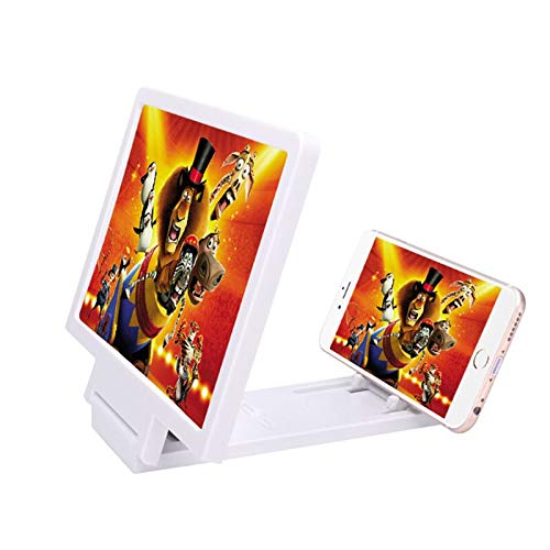Lupa para la Pantalla, Amplificadores de Pantalla, Soporte para proyector HD, Escritorio(Wit)
