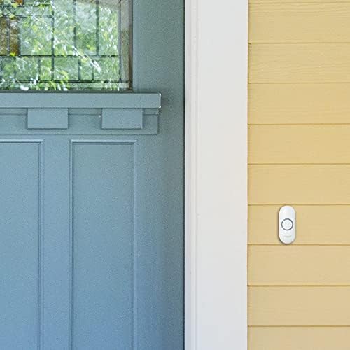 Honeywell RPWL400W2000/A Series 3, 5, 9 Wireless Doorbell Push Button with Halo Light