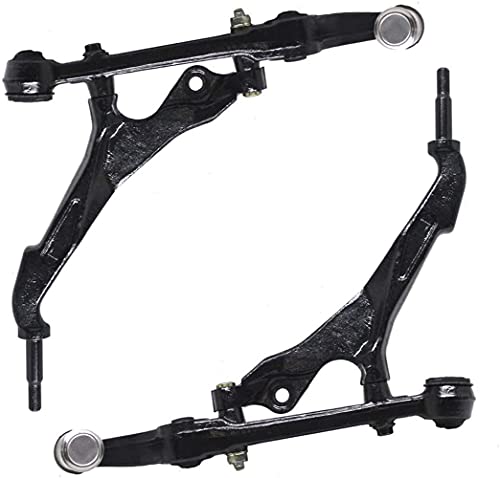 Image of Detroit Axle - 8pc Front End Suspension Kit for Acura 94-97 Integra, 92-95 Honda Civic, 93-97 Civic Del Sol, 2 Lower Control Arms 2 Lower Ball Joints 4 Tie Rod Ends Replacement