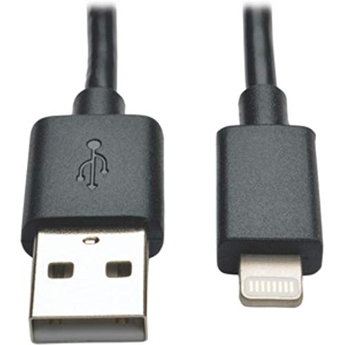 Cable USB para iPhone 6 negro de 30 cm de longitud