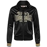 chaqueta dorada mujer Material: 100% poliéster Lonsdale Sancreed Sudadera con Capucha, Negro/Dorado, M para Mujer