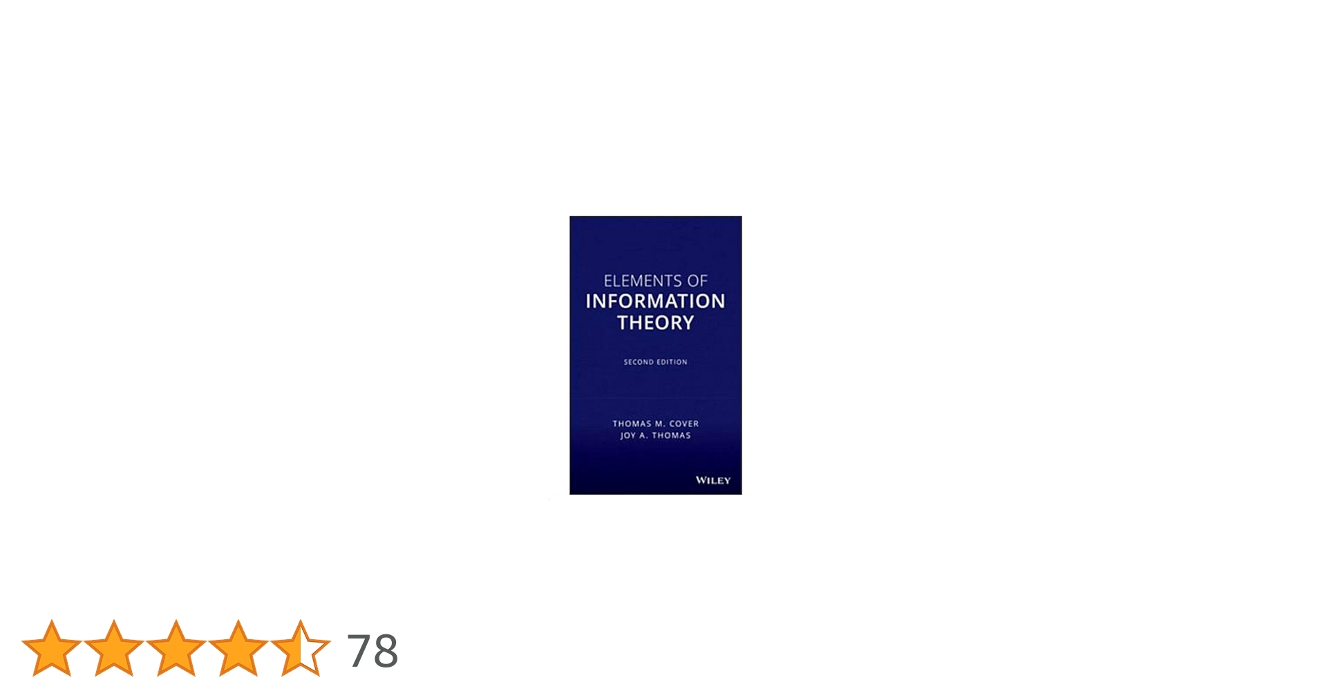洋書 ELEMENTS OF INFORMATION THEORY Elements of Information Theory: Cover, Thomas M., Thomas