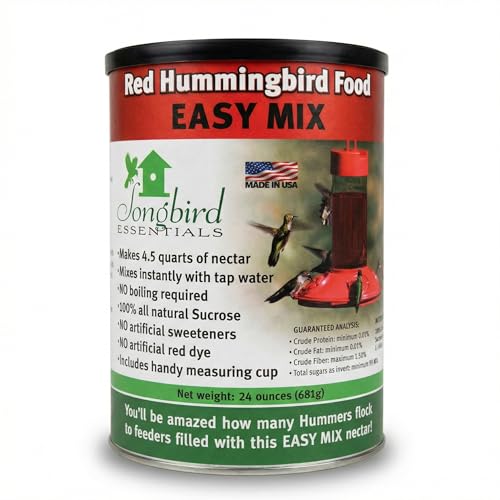 Songbird Essentials-Red Hummingbird Nectar, 24 Ounce Can, Dry Concentrate Nectar Mix for Hummingbirds.