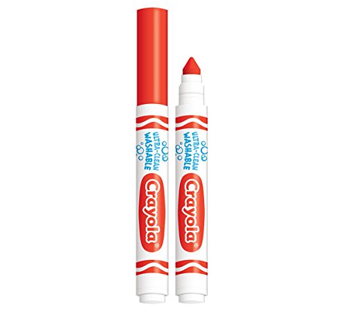 Crayola Broad Line Washable Markers, 8 Markers, Classic Colors Pack of 10 - image 3