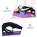 BRIGHTFUFU Yoga Wheel Set Fitness Roller for Back Pain Relief and Stretching Includes and Yoga Assist Accessory for All Levels