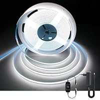 Striscia LED COB 5 Metri 24V - Bianco Naturale 4000K Con Telecomando - Foto 5