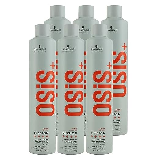 Schwarzkopf OSiS Session Haarspray SET 6 x 500ml