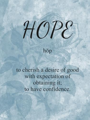 Carnet de notes inspirant Hope : la solution déco grand format pour sublimer une pièce vide - 2