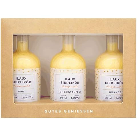 LAUX Eierlikör Geschenkset | Pur, Schokotrüffel & Orange Cover